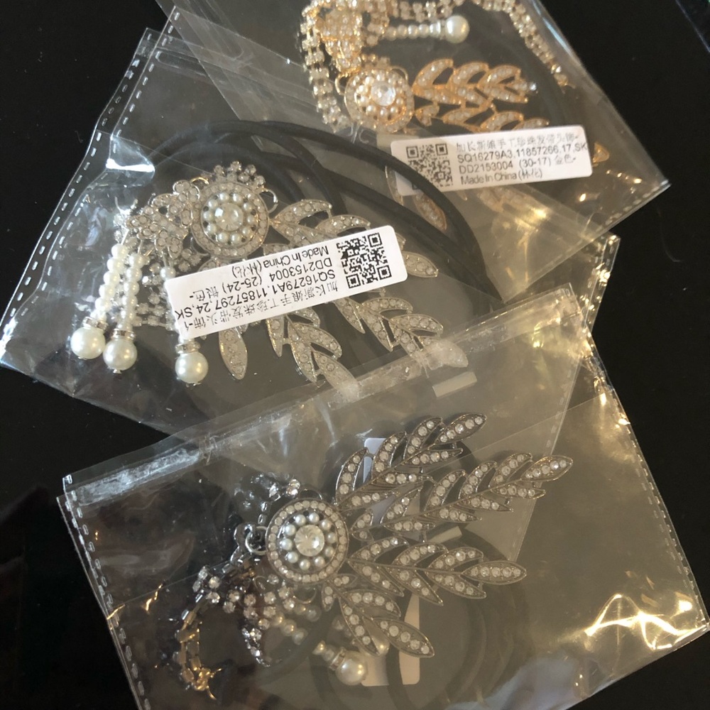 5⭐️Rhinestone Headband Gatsby NWT - Picture 8 of 8
